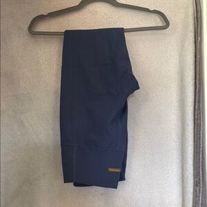 Til You Collapse Navy Blue ribbed Leggings